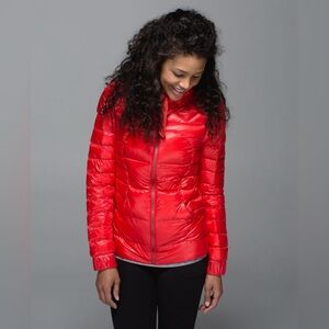 Lululemon Fluffin‎ Awesome Down Jacket Alarming 6